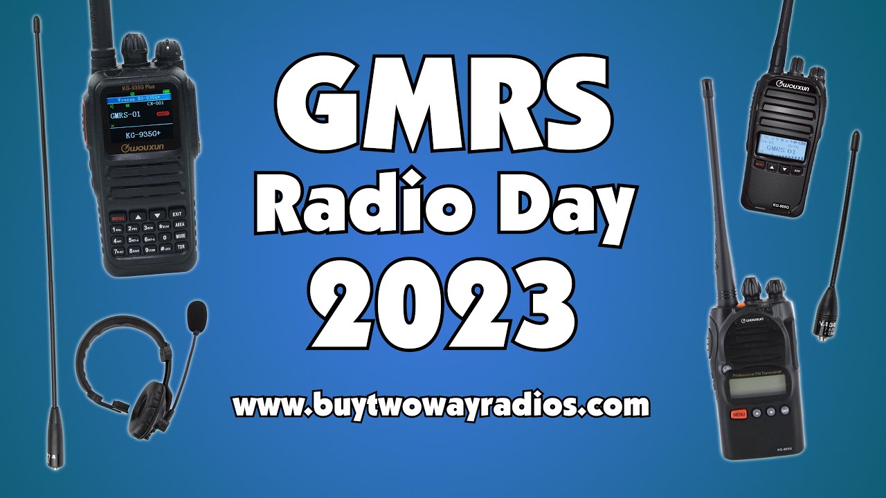 GMRS Radio Day Sale 4/19/23 35 Hours Only! YouTube