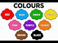 15 Colours Name in English and Hindi | Colours Name | रंगों के नाम #kidslearning #color #colours