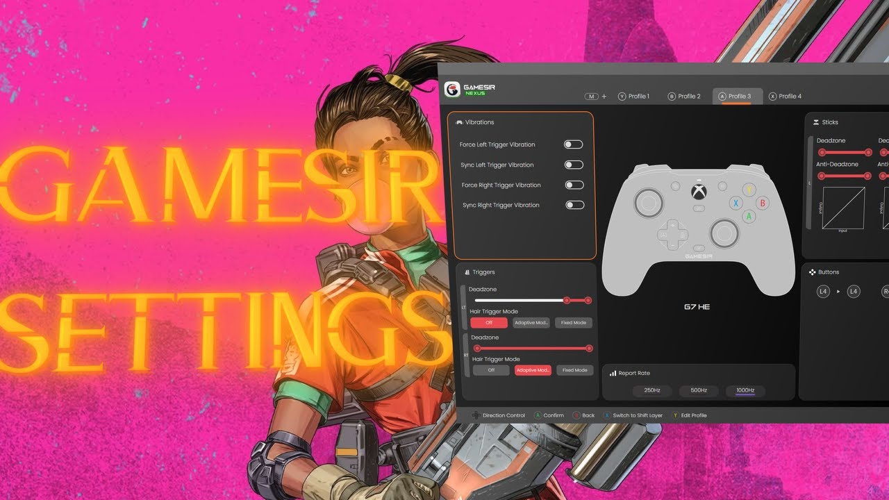 Best Gamesir G7 he Settings + Apex Settings (gamesir g7 he x pro) [updated]