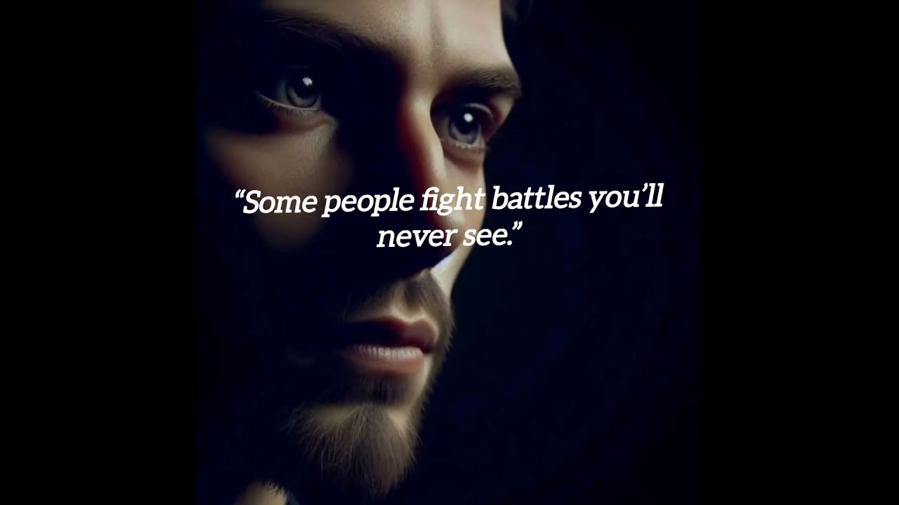 Some people fight silently..      