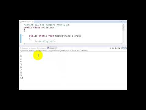 Java Tutorial - Count Controlled While Loop