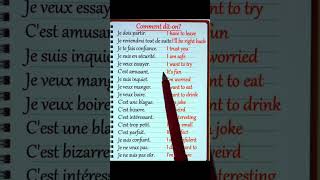 Learn English easily #anglaisfacile #learnfrench