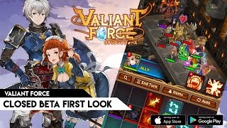 Valiant Force - Closed Beta first look screenshot 2