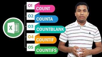 How to use COUNT, COUNTA, COUNTBLANK, COUNTIF, COUNTIFS formula in MS Excel ?