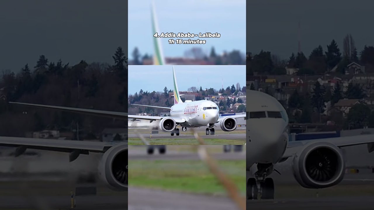 Ethiopian Airlines SHORTEST Flights ✈️ 