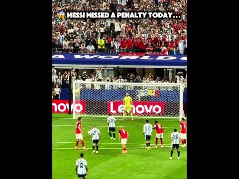 💔 MESSI MISSES PENALTY TODAY! 😱 #messi #argentina #worldcup2026 #football #viral #shorts #trending