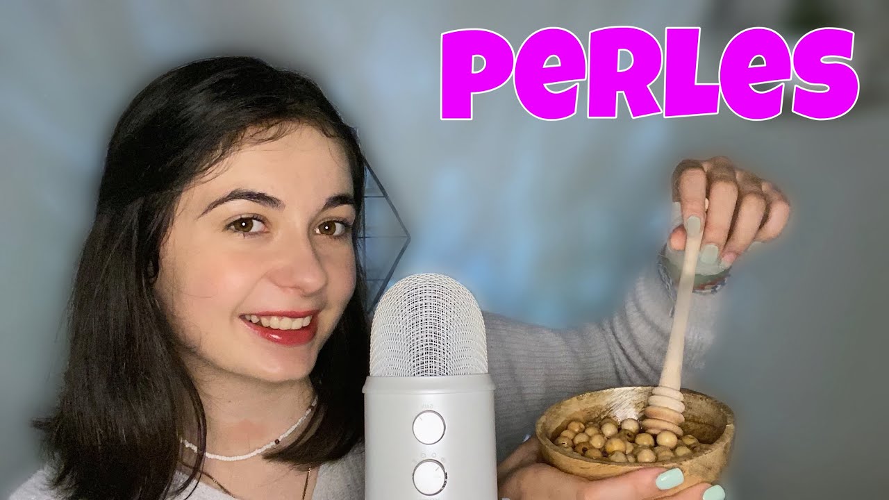 • ASMR FR • 1 MINUTE = 1 TRIGGER = 1 MOIS ! • (perles bois / septembre ) 🩵