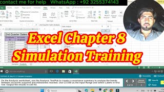 Excel Chapter 8 simulation Exam | Excel Chapter 8 Hands-on Exercise 1 Simulation Training