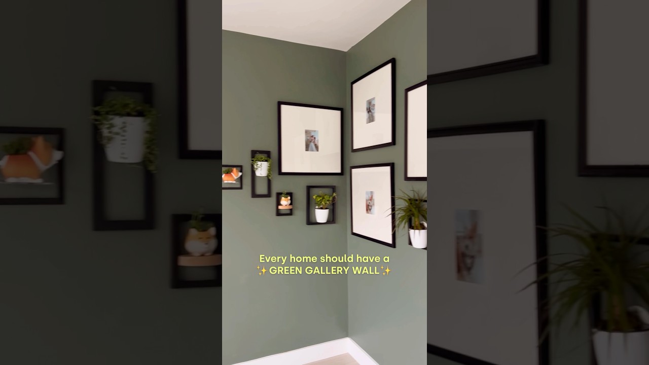 СОЗДАЕМ НАШУ ЗЕЛЕНУЮ СТЕНУ ГАЛЕРЕИ 🖼️
