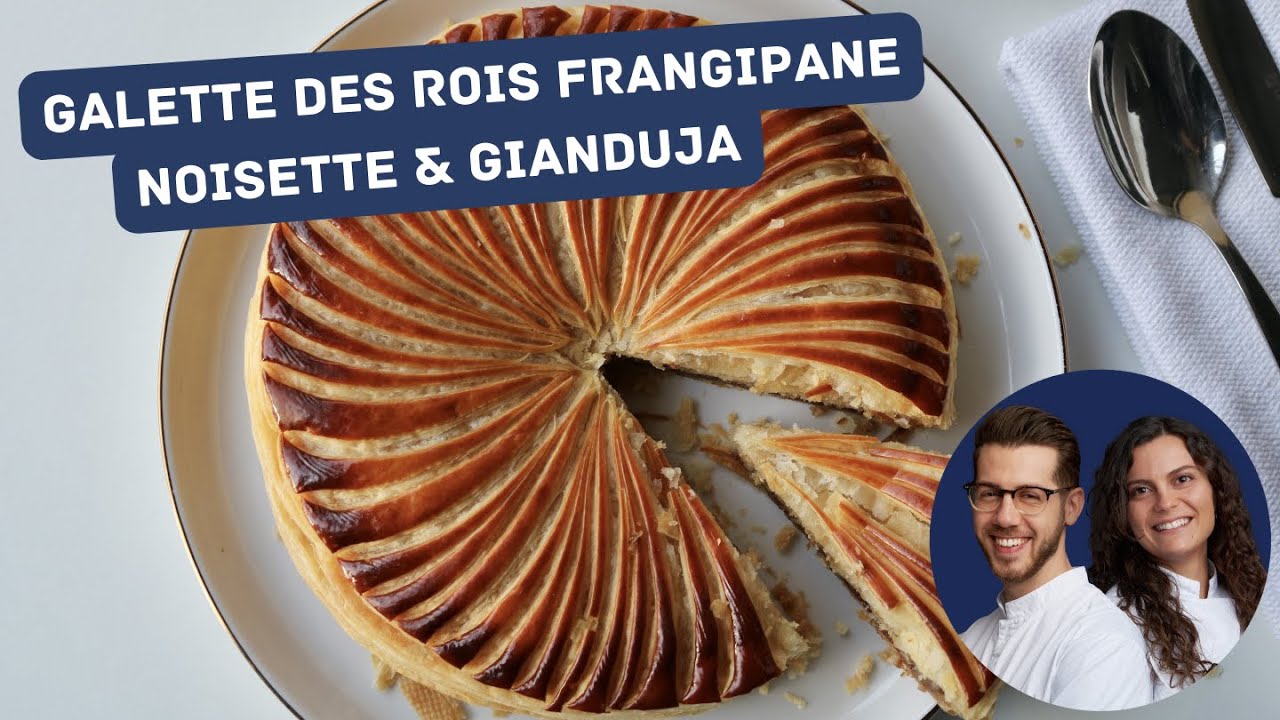 Galette des rois frangipane noisette et gianduja