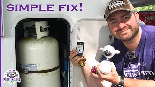 LP Gas Regulator replacement and troubleshooting for RVs