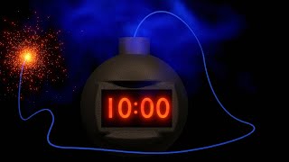 10 Minute Timer Bomb 3D Timer