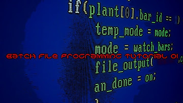 batch file programming tutorial 01