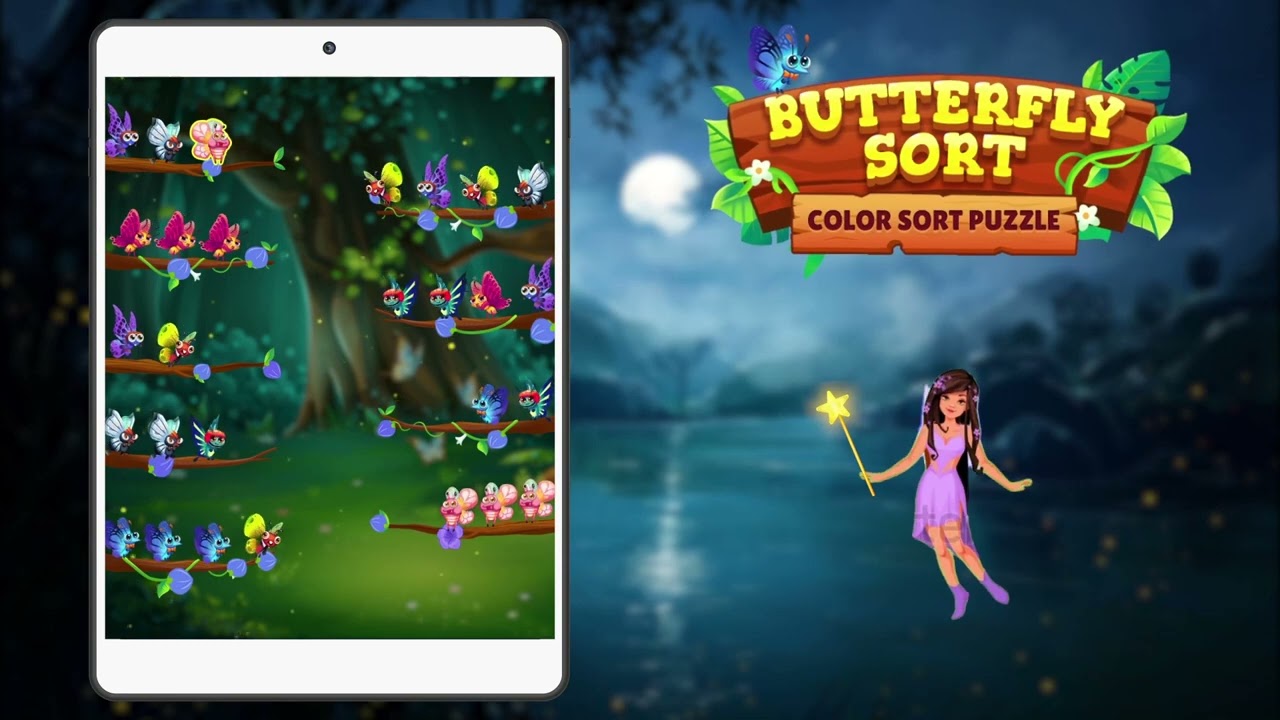 Butterfly Sort MOD APK cover