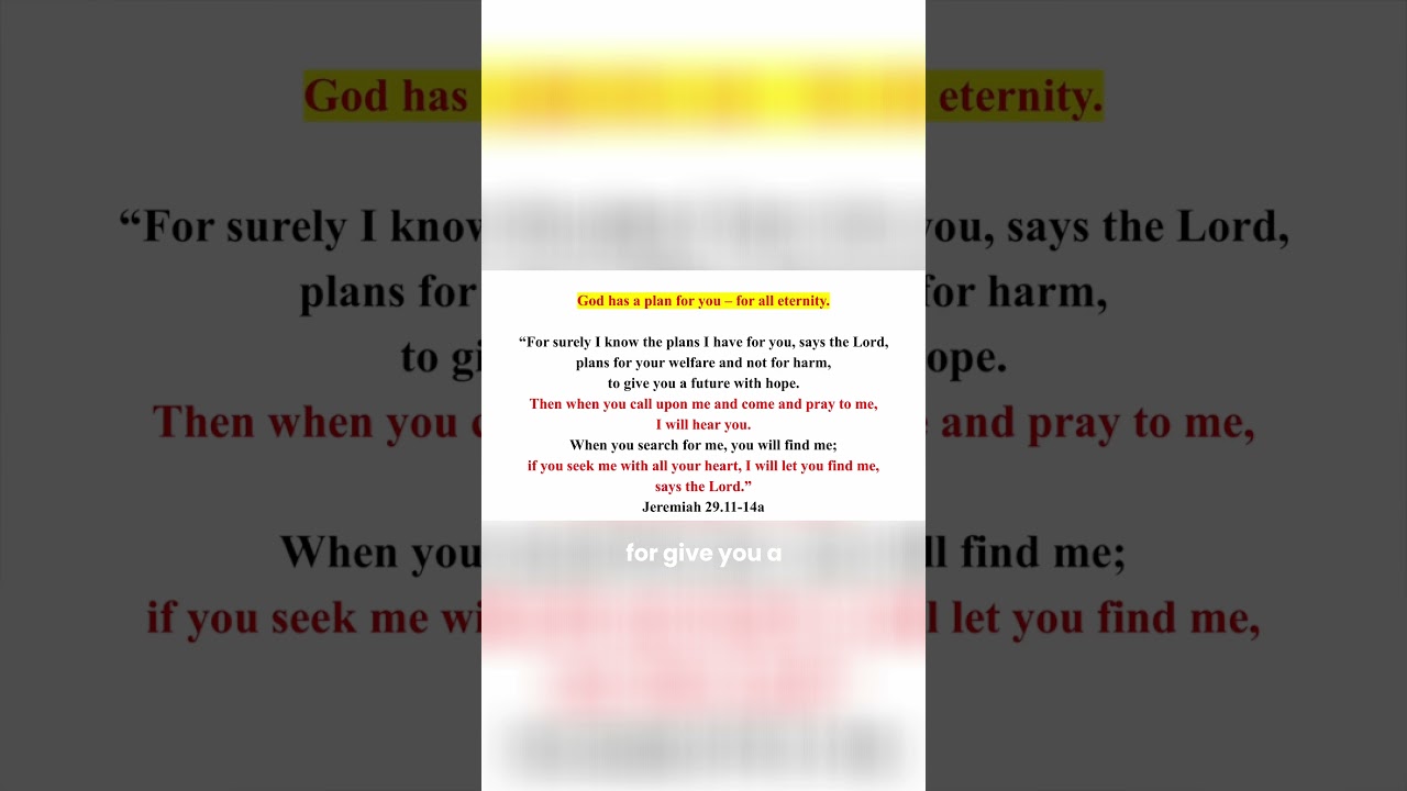 God's Plan For You | Dr. Conrad Vine
