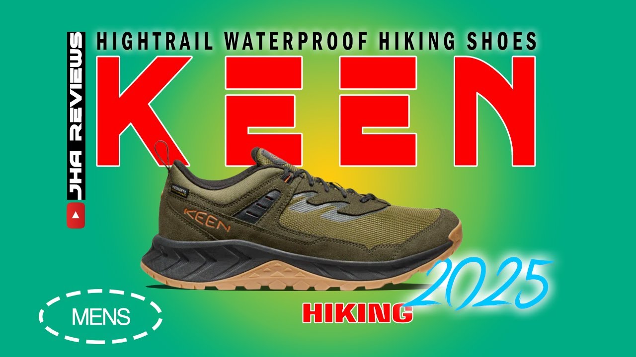 Keen Men's Hightrail Mid Waterproof Hiking Boot Brindle/Oak Buff / 9.5 - View #8