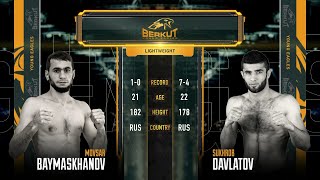 BYE 2: Мовсар Баймасханов vs. Сухроб Давлатов | Movsar Baymaskhanov vs. Sukhrob Davlatov