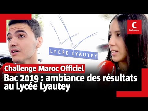 Bac 2019 : ambiance des résultats au Lycée Lyautey