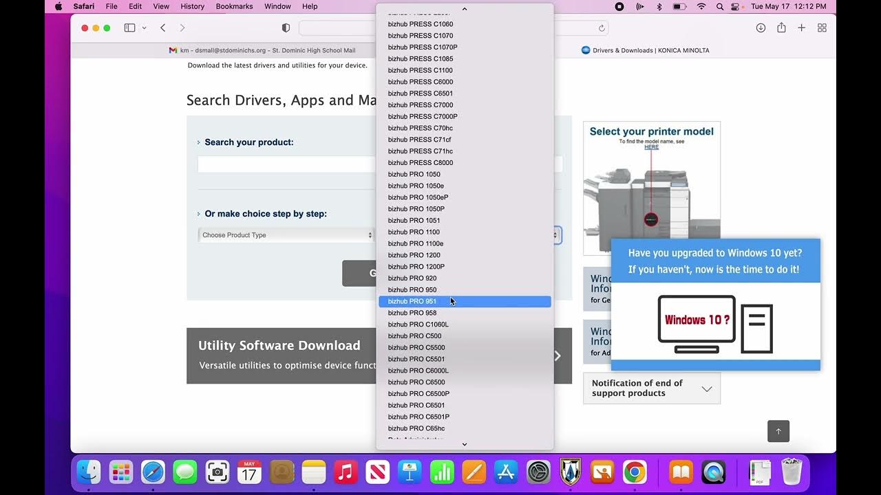 Downloading Printer Drivers to Staple YouTube