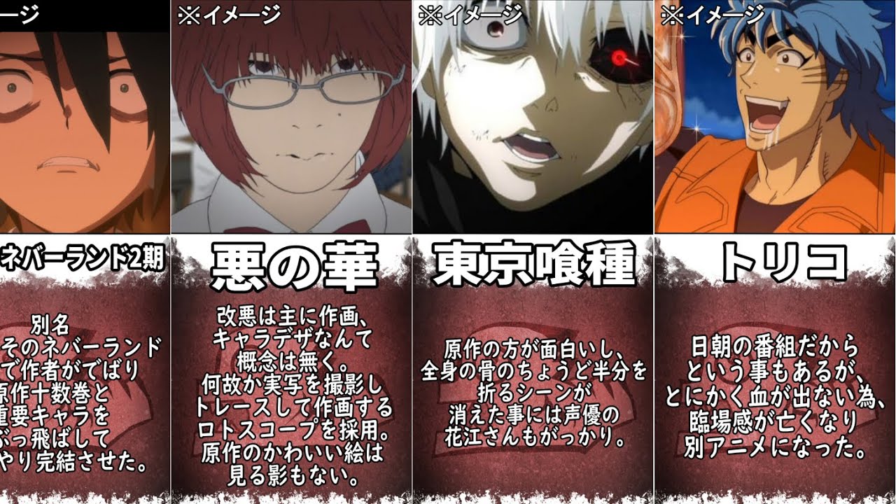 原作から改悪されてしまったアニメ Youtube