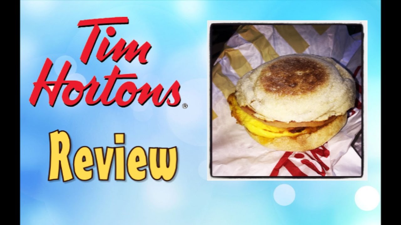 ♥"New" Tim Horton "Back Bacon" Breakfast Sandwich♥July 29th 2015 YouTube