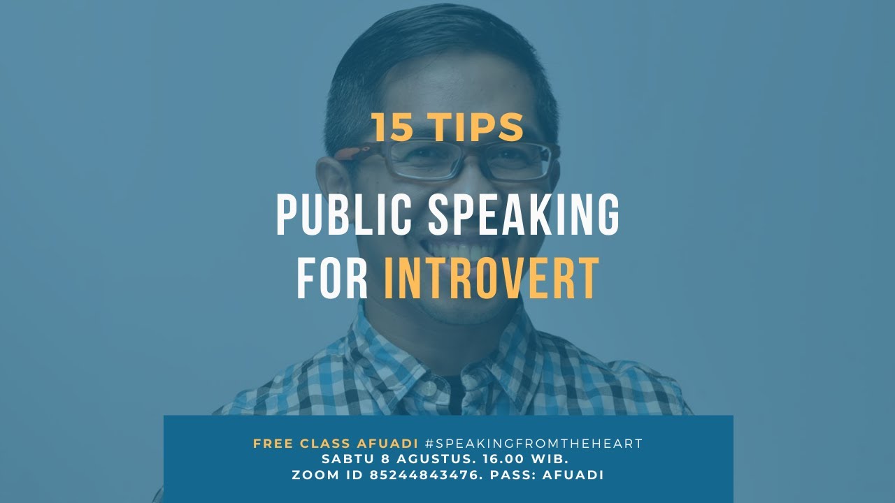Public Speaking for Introverts 15 Tips YouTube