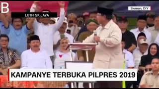 LUCU..! Parodi prabowo gebrak meja