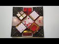 Square Explosion Box Tutorial | Love Box | Valentine Day Card Ideas Gift | By Crafts Space