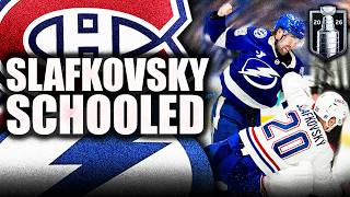 JURAJ SLAFKOVSKY JUST GOT TAUGHT A MASSIVE LESSON BY BRANDON HAGEL… BAD NEWS FOR THE HABS?