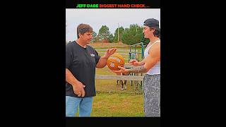 JEFF DABE BIGGEST HAND CHECK ... 💀 #armwrestling #treanding #edit #trending #biggesthands #viral