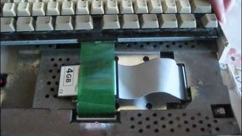 How to add a Compact Flash hard drive to your Amiga 1200 + booting