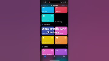 How to create Siri Shortcuts on an iPhone.