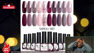 3256801774822936 UR SUGAR Gel Nail Polish Set 8 10Pcs Soak Off UV Gel Varnishes All For screenshot 5