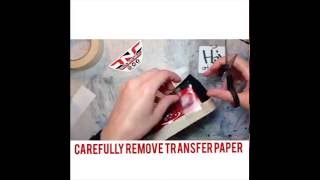 How to use stencils for custom shoes