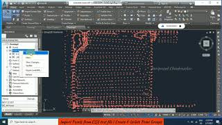 Import Points from CSV files in Civil 3d