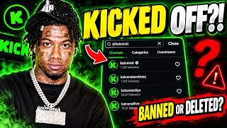 🚨 BLUEFACE’S KICK CHANNEL GONE?! 😱 BANNED OR DELETED? 🔥👀 🔴LIVE REACTION #live