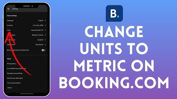 How to Change Units to Metric in Booking.com | Switch to Metric System 2024