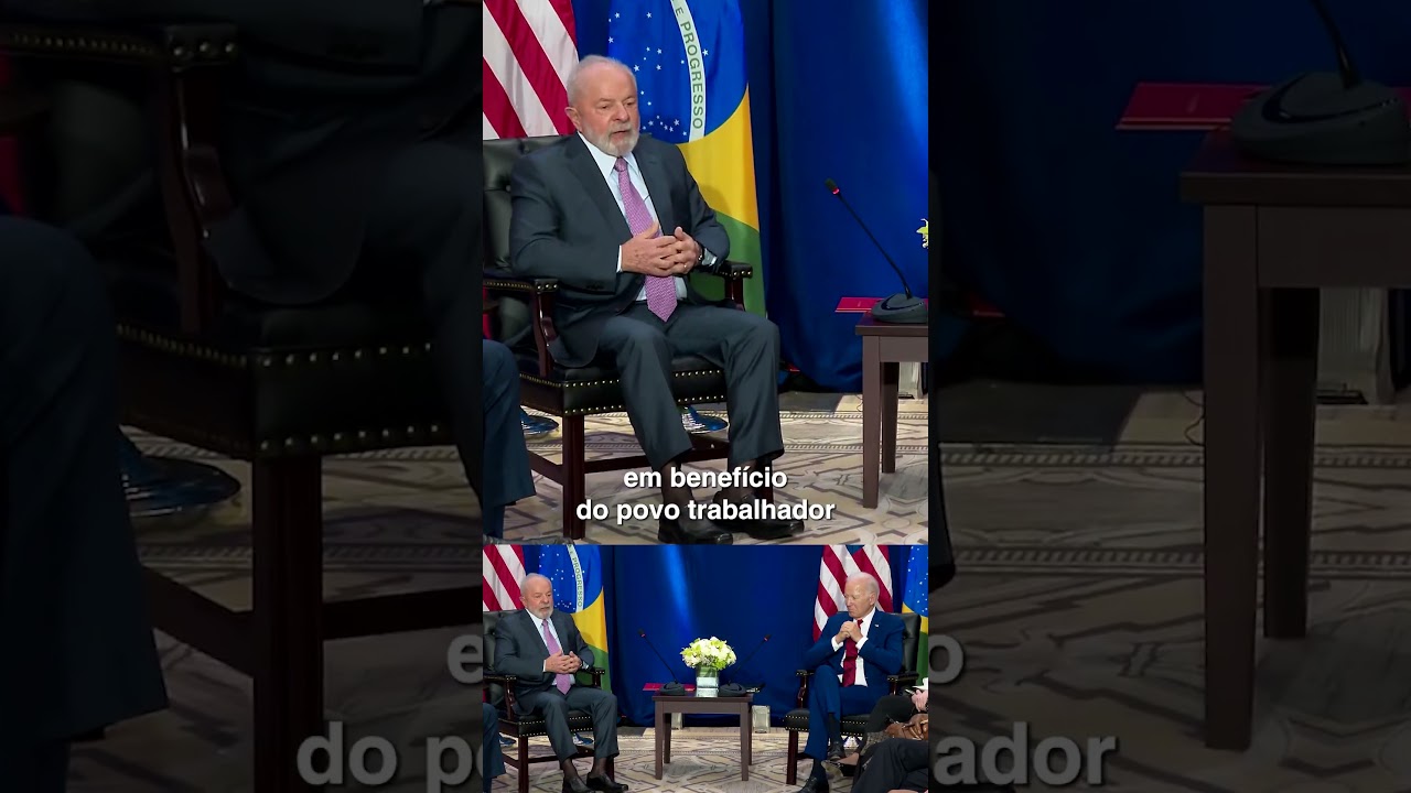 Presidente Lula encontra com Presidente Biden