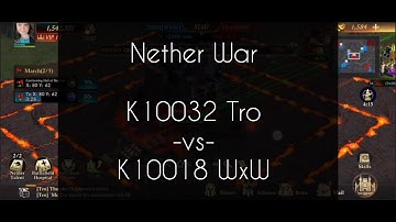 Solar NetherWar vs K10018 WxW | King of Avalon