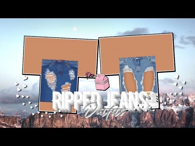 Roblox Speed Design Ripped Jeans Little Tutorial Youtube - roblox speed ripped jeans maroon top youtube