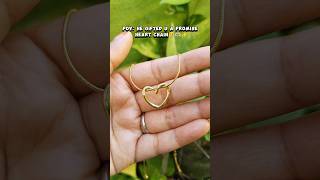Antitarnish Promise Heart chain 💜✨#getviral #antitarnishjewelry #heartchain #fypviral #explore #love