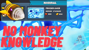 BTD6 Dreadbloon Normal Tutorial - No Monkey Knowledge - No Paragon - Frozen Over