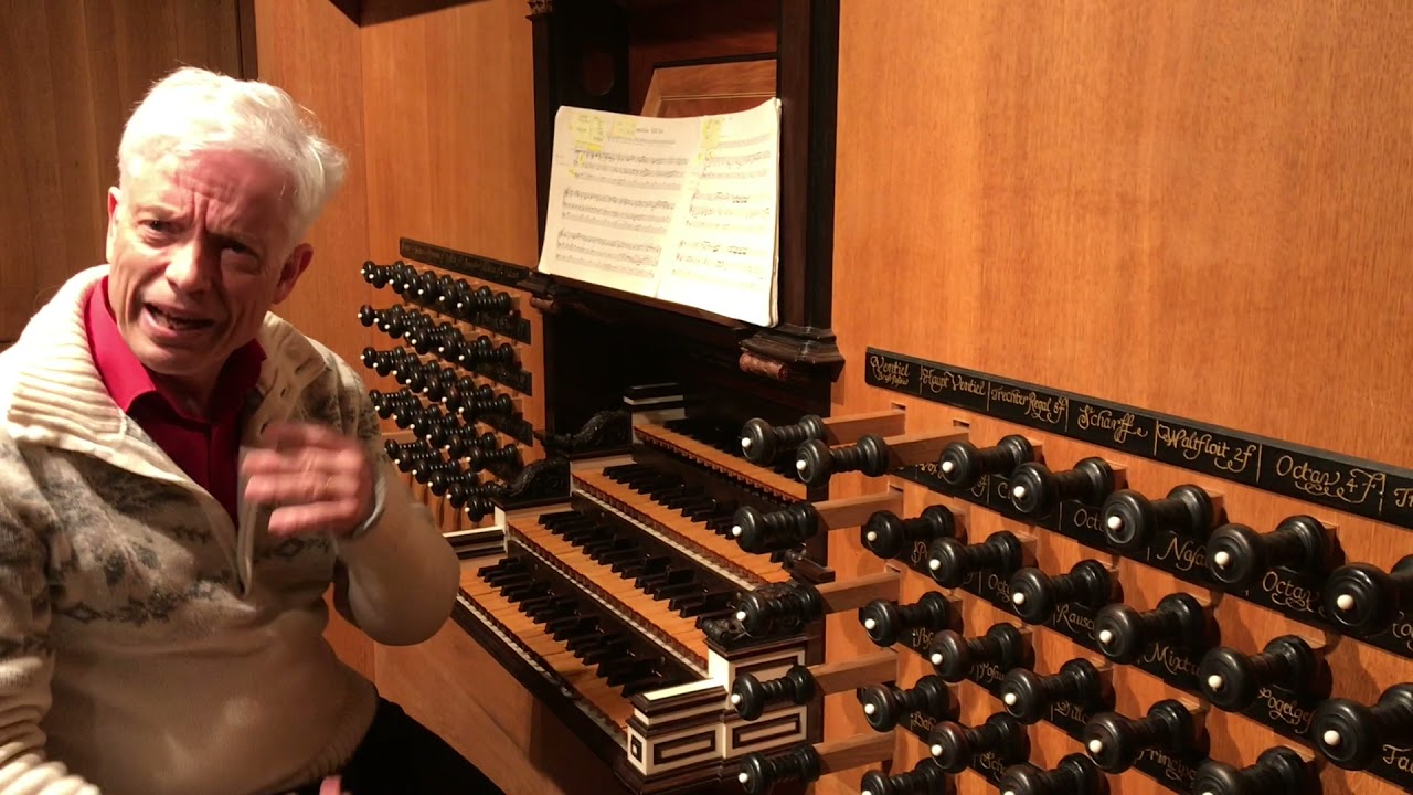 Hans Davidsson presenting H. Scheidemann at the North German Baroque Organ in Örgryte New Church