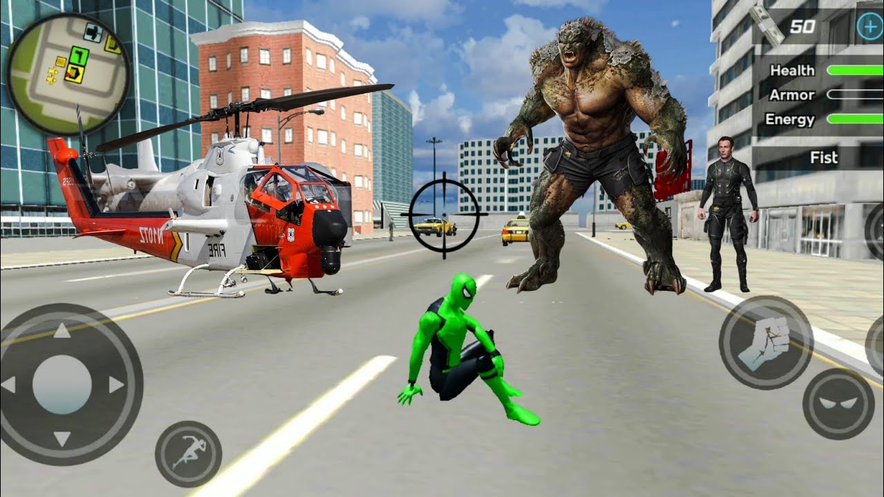 Amazing Spider Rope Hero Ninja Gangster Crime Vegas City - Android ...