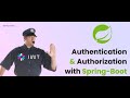 SpringBoot Authentication and Authorization-Part1
