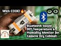 DIY Bluetooth based humidity & temperature monitor using Arduino, HC-05 and DHT22. #arduino #hc05