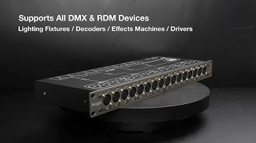 Pknight DMX-16: The Ultimate 4x4 Optically Isolated DMX／RDM Splitter