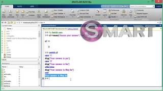 Control flow in Matlab 2018 P2