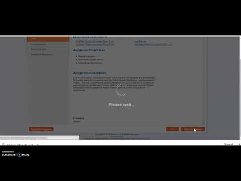 SimChart- How to submit your assignment.