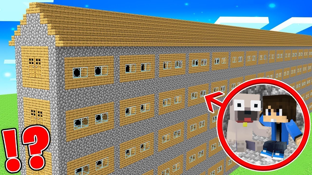 FELMÁSZTAM KIIS LEGHOSSZABB HÁZÁBA A MINECRAFTBAN!